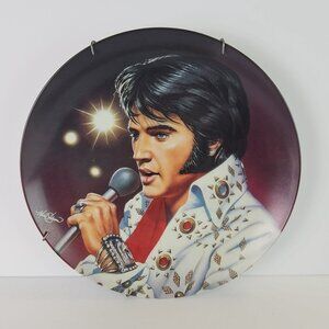 Elvis Presley Commemorating The King Plate 2nd Issue Las Vegas, Live By Delphi